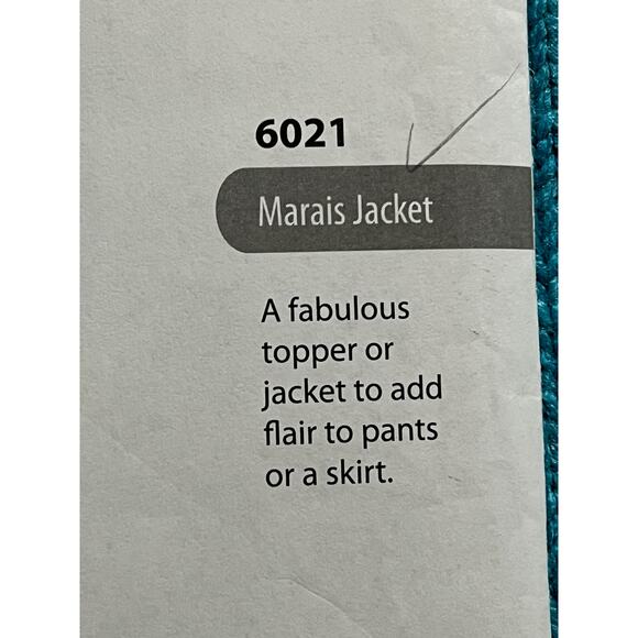 Lorianne Sewing Pattern 6021 Marais Jacket size 6-22 - Picture 2 of 3